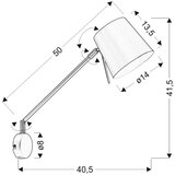 Lesnina XXXL STENSKA SVETILKA 40 W 230 V E27 | Shoptok.si