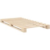 vidaXL Posteljni okvir z vzglavjem 100x200 cm trdna borovina | Shoptok.si