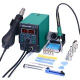 YIHUA Postaja za spajkanje z vročim zrakom, nastavljive temperature, močan izhod 740W, 8786D-I paket 2, 220V EU, (5000157015) Cene