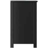  Kupaonski ormarić za umivaonik BERG crni 60x34x59 cm borovina | shoptok.hr