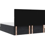  Okvir kreveta s madracima crni 160x200cm baršunasti | shoptok.hr