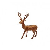 Tarrington House novogodišnja figura jelen crvena 31 cm 66208 | ePonuda.com
