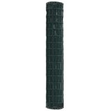 Euro ograda 1,5 x 10 m Željezo prekriveno PVC-om Zelena | shoptok.hr