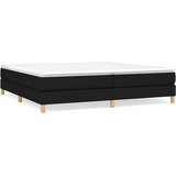  s oprugama i madracem crni 200x200 cm od tkanine | shoptok.hr