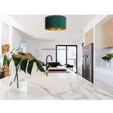  duolla - plafonska lampa roller 1xE27/15W/230V prečnik 40 cm tamno zelena/zlatna | Eponuda.com