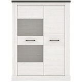 Premium Living Vitrina Montreal, Bela, Barva Pinije Cene