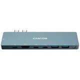 CNS-TDS08DG laptop dock /port replicator Grey