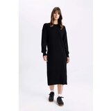 Defacto regular Fit Half Turtleneck Long Sleeve Dress Cene