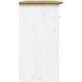  Komoda BODO bijelo-smeđa 115,5 x 44 x 80 cm od masivne borovine | Eponuda.com