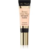 Too Faced Born This Way Soft Matte Foundation matirajoči tekoči puder odtenek Snow 30 ml Cene