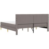  Okvir kreveta s madracem Sivo-smeđa 180 x 200 cm tkanina | shoptok.hr