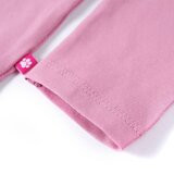  Dječja majica s dugim rukavima tamnoružičasta 104 | shoptok.hr