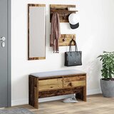  Set namještaja za predsoblje 4 pcs Staro drvo Konstruirano drvo | shoptok.hr