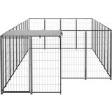  Kavez za pse crni 10 89 m² čelični | shoptok.hr