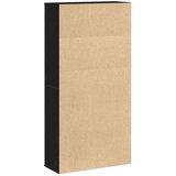 vidaXL Knjižna omara črna hrast 60x24x120 cm inženirski les | Shoptok.si