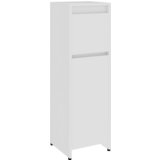 Maison Chic Kopalniška omarica - Kopalniški kabinet bela 30x30x95 cm iverna plošča, (21794441) Cene