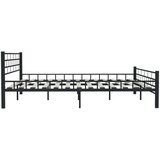  Za krevet crni čelični 180 x 200 cm | shoptok.hr