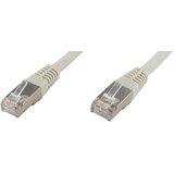 econ connect F6TP2GR RJ45 omrežni kabel\, Patch kabel CAT 6 S/FTP 2.00 m siva dvojno zaščiten 1 kos, (20418981) | Shoptok.si