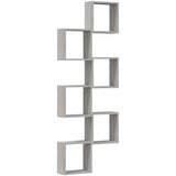 vidaXL Stenske police kockaste 6 kosov sonoma sive 30x15x30 cm | Shoptok.si