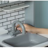GINGER Home dječja drvena kuhinja sa zvukom, svjetlom, bijela W10C493J | shoptok.hr