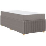  Krevetna konstrukcija Sivo-smeđa 100 x 200 cm tkanina | shoptok.hr