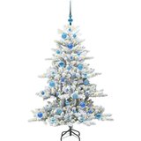 vidaXL Umetno Zložljivo Božično Drevo with LEDs z stojalom 150cm PVC | Shoptok.si