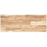  Plutajuće police 4 kom 100x30x2 cm Neobrađeno puno drvo akacije | Shoptok.si