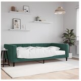 vidaXL Dnevna postelja z vzmetnico temno zelena 100x200 cm ž Cene