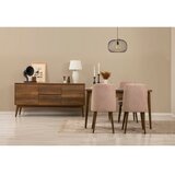 Hanah home vina 01 0900 walnut stone (produžni trpezarijski sto, stolice i konzola (6 komada)) Cene