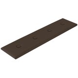  Zidna uzglavlja 12 pcs Smeđa 60 x 15 cm Lažna koža | Eponuda.com