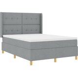  s opruga kutije Svijetlo siva 160 x 200 cm tkanina | shoptok.hr