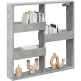  Zidni ormarić boja betona 80x15x80 cm od konstruiranog drva | shoptok.hr