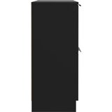  Komoda črna 60x30x70 cm inženirski les, (20654321) | Shoptok.si