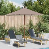  suncobran s drvenim stupom 150 x 200 cm smeđesivi | Eponuda.com