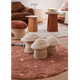 Lorena Canals Ciglasti periv/ručno rađen pamučan dječji tepih ø140 cm Round Dot Chestnut – | shoptok.hr