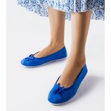 Gemre Blue Fabric Ballet Flats Gendron | shoptok.hr