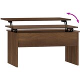 Stolić za kavu Smeđa hrasta 80x50,5x41,5 cm konstruirano drvo | shoptok.hr