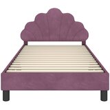  Krevet za djecu s uzglavljem Ljubičasta 80 x 200 cm Baršun | shoptok.hr