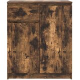  Komoda s ladicama dimljenog hrasta 71x35x84cm konstruirano drvo | shoptok.hr