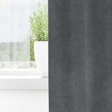  Zavjese za zamračivanje 2 kom. Svjetlosiva 140 x 245 cm Baršun | shoptok.hr