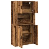  Visok predalnik Star les 80 x 33 x 150 cm Konstruiran les, (5000217336) | Shoptok.si
