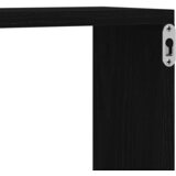  Polica na zidu Crni hrast 90 x 15 x 119,5 cm Konstruirano drvo | shoptok.hr