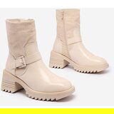 Resti Cream Women's Tedica Flat Heel Boots | ePonuda.com