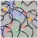 Božična cherry veriga kroglice 200 LED, 20 m, zunanja in notranja, večbarvna