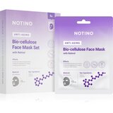 Notino Anti-Aging Bio-Cellulose Face Mask with Retinol set sheet maski protiv bora | shoptok.hr