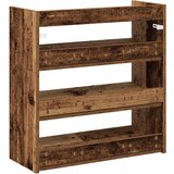  Stalak za cipele boja staro drvo 60x25x62 cm konstruirano drvo | shoptok.hr