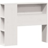 vidaXL Knjižna postelja brez ležišča bela 90x190cm trdna borovina | Shoptok.si