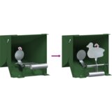 vidaXL Lovilec kroglic Zelena 14 x 14 x 19 cm Jeklo | Shoptok.si