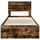  Krevetna konstrukcija s ladicama Dimljeni hrast 90 x 190 cm | shoptok.hr