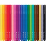 Flomaster školski 20boja Grip Faber-Castell 155320 blister | shoptok.hr